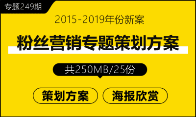 专题249期 粉丝营销专题