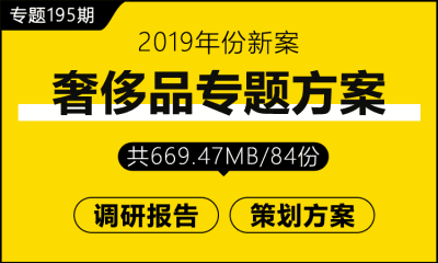 专题195期 奢侈品专题