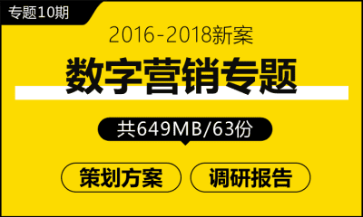 专题10期 数字营销专题