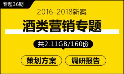 专题36期 酒类营销专题