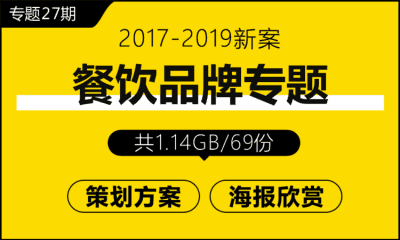 专题27期 餐饮品牌专题