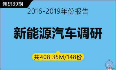 调研89期 新能源汽车调研