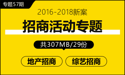 专题57期 招商活动专题