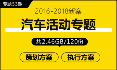 专题53期 汽车活动专题