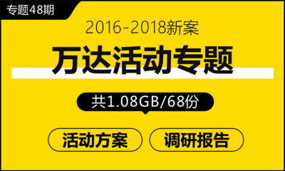 专题48期 万达活动专题