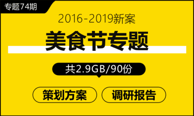 专题74期 美食节活动专题