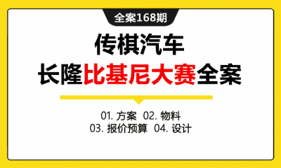 全案168期 传棋汽车长隆比基尼大赛合作广告植入执行全案（包含方案+物料+报价预算+设计）