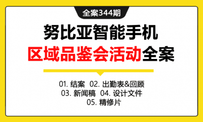 全案344期 努比亚智能手机区域品鉴会活动全案（包含结案+出勤表&回顾+新闻稿+设计文件+精修片）